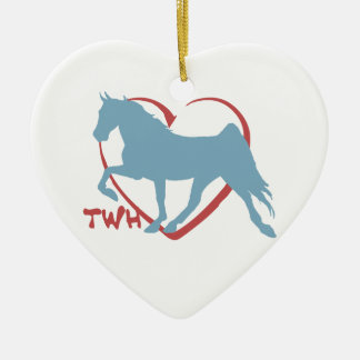 Walking Horse Lover Keramisch Ornament