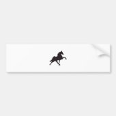 Walking Horse Silhouette Bumpersticker (Voorkant)