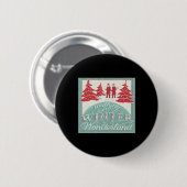 Walking In A Winter Wonderland  Ronde Button 5,7 Cm (Voorkant /achterkant)