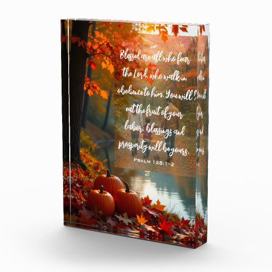Walking in Grace: Autumn Family Scripture Fotoblokken (Rechts)