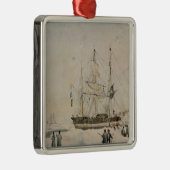 Walking in the Pack, Ross Expedition, 1842 Metalen Ornament (Rechts)