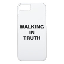 "Walking In Truth" Apple iPhone 8/7 Hoesje