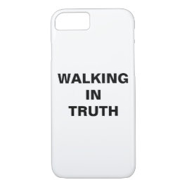 "Walking In Truth" Apple iPhone 8/7 Hoesje
