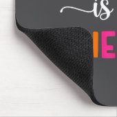 Walking Is My Therapy Funny Walking Quote Men Wome Muismat (Hoek)