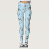 walking is the best medic Hippocrates hiking pulse Leggings (Voorkant)