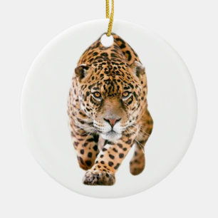 Walking Jaguar Eyes Keramisch Ornament
