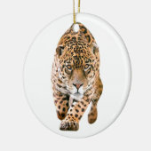 Walking Jaguar Eyes Keramisch Ornament (Links)
