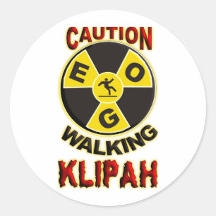 Walking Klipah Ronde Sticker