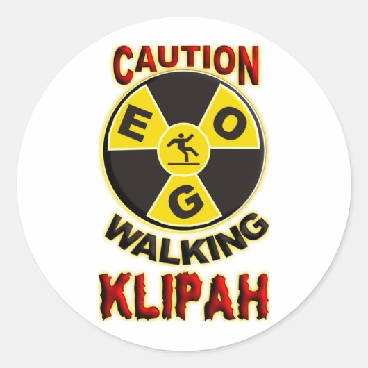 Walking Klipah Ronde Sticker (Voorkant)
