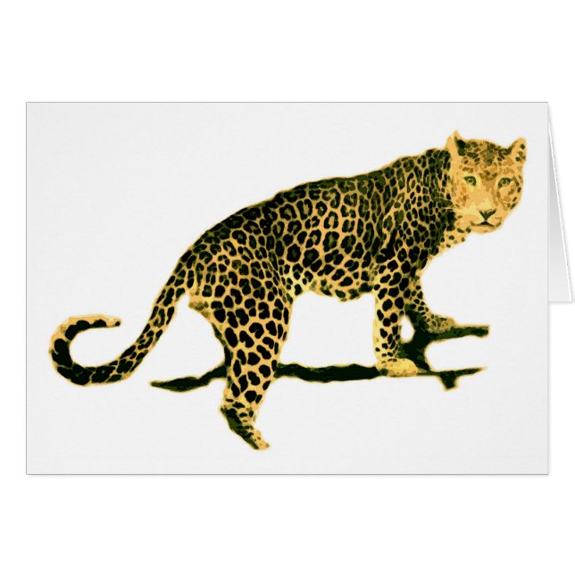 Walking Leopard (Voorkant Horizontaal)