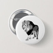 Walking Lion Ronde Button 5,7 Cm (Voorkant /achterkant)