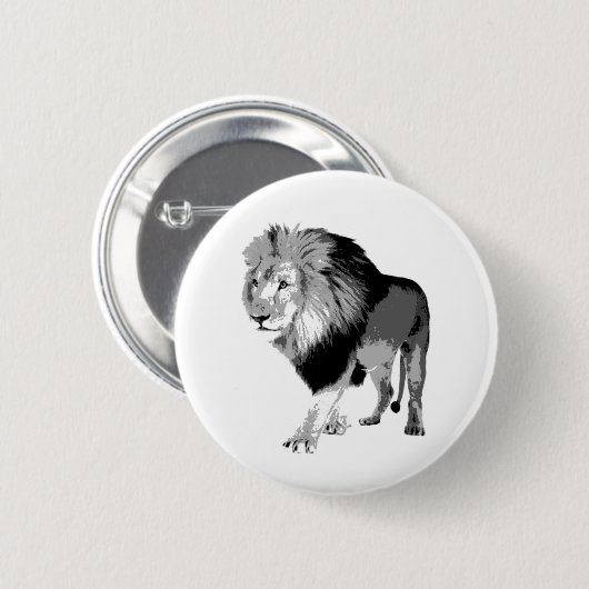 Walking Lion Ronde Button 5,7 Cm (Voorkant /achterkant)