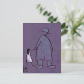 WALKING MET GRANDAD BRIEFKAART (Staand voorkant)
