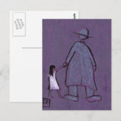 WALKING MET GRANDAD BRIEFKAART (Voorkant / Achterkant)