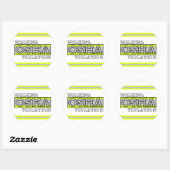 Walking Osha-schending Ronde Sticker (Vel)
