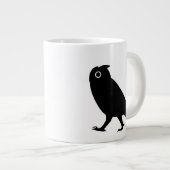 Walking Owl Silhouettes Grote Koffiekop (Voorkant rechts)