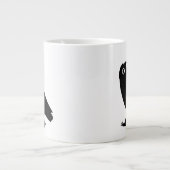 Walking Owl Silhouettes Grote Koffiekop (Voorkant)