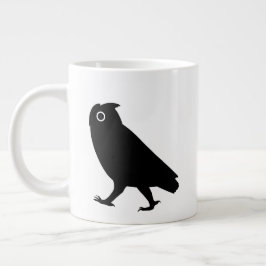 Walking Owl Silhouettes Grote Koffiekop