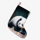 WALKING PANDA VOOR CONCRETE BOUW KLEINE KERSTSOK (Voorkant (Hangend))
