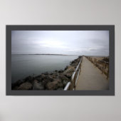 Walking Path by Ocean Poster (Voorkant)