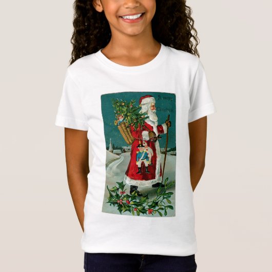 Walking Santa T-shirt (Voorkant)