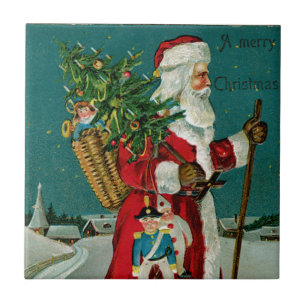 Walking Santa Tegeltje