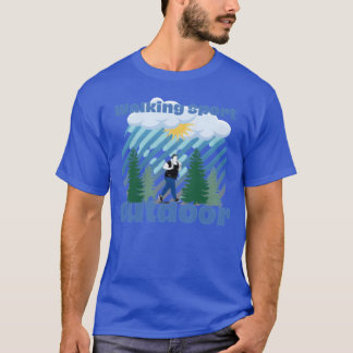 Walking sport outr retro boy t-shirt