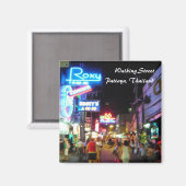 Walking Street, Pattaya, Thailand Magneet (Voorkant / Achterkant)