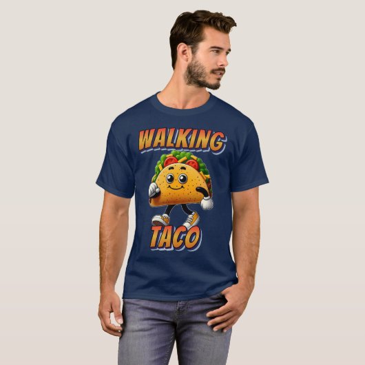 Walking Taco T-shirt (Voorkant volledig)
