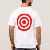 Walking Target Bulls Eye (op rug) T-shirt (Achterkant)
