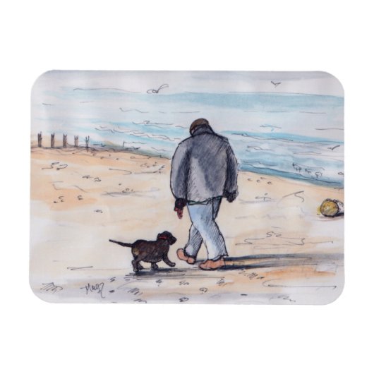 Walking the dog - 05 magneet (Horizontaal)