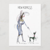 Walking the Dog Nieuw Adres Kaart (Voorkant)