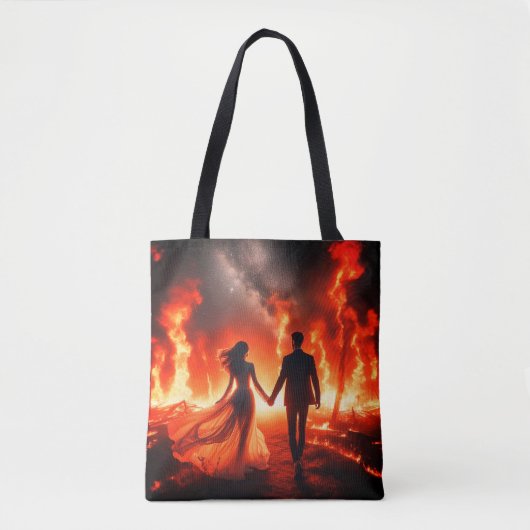 Walking Through the Fire on a Reusable Tote Bag (Voorkant)
