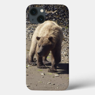 Walking Wild Grizzly Beer Wildlife Foto iPhone 13 Hoesje
