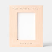 Walking with Jehovah Since 20xx Minimal Gegraveerde Lijstjes (Voorkant)