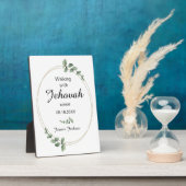 Walking with Jehovah since Baptism Eucalyptus Fotoplaat (Zijkant)