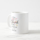 Walking with Jehovah Since Floral Baptism Mug Koffiemok (Voorkant links)