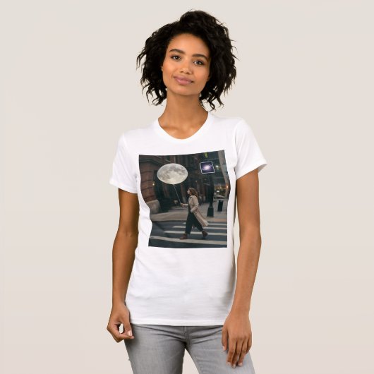 Walking With the Moon T-shirt (Voorkant volledig)