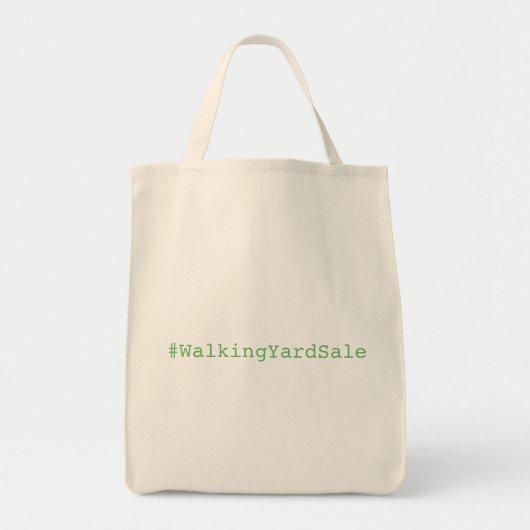 Walking Yard Sale Grocery Tas (Voorkant)