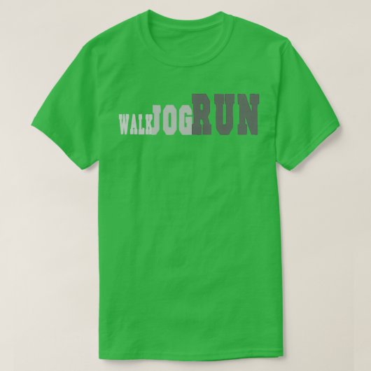 WALKJOGRUN VOORUITGANG MAKEN T-SHIRT (Design voorkant)