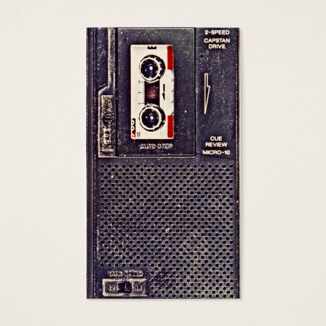 walkman 80 visitekaartjes (Voorkant)
