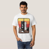 Walkman old school retro t-shirt (Voorkant volledig)
