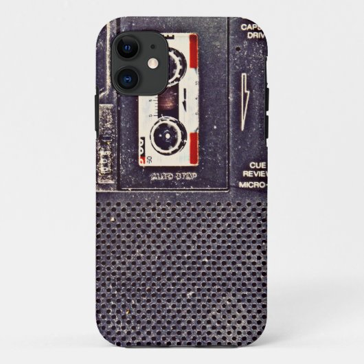 Walkman uit de jaren 80 Case-Mate iPhone case (Achterkant)