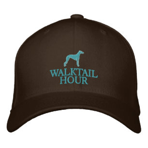 WalkTail Hour Cap Geborduurde Pet