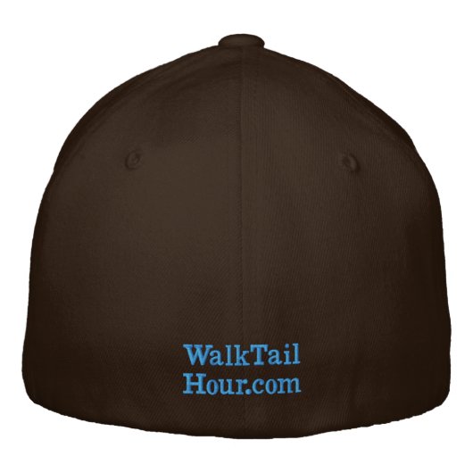 WalkTail Hour Cap Geborduurde Pet (Achterkant)
