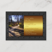 Walktijden - Fairy Walk Scene Visitekaartje (Achterkant)