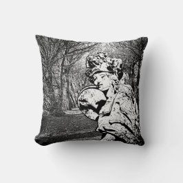 Walküre - Skulptur mit Baum-Arkade Kussen