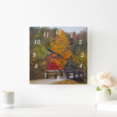 Walkway Bridge naar Alley Mill Wandklok (Huis)