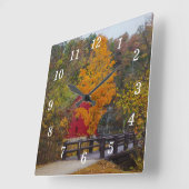 Walkway Bridge naar Alley Mill Wandklok (Hoek)