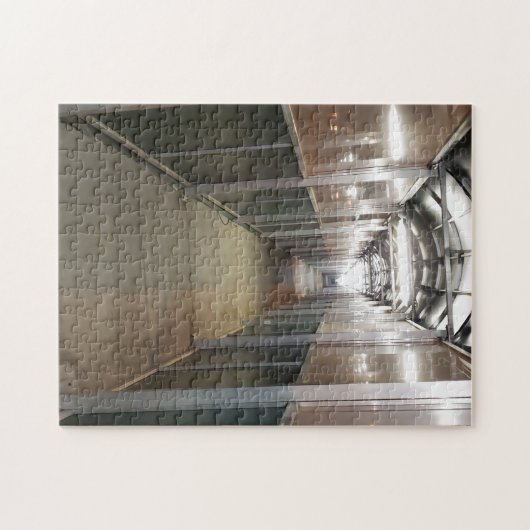 walkway canopy awed vanishing jigzaag puzzle legpuzzel (Horizontaal)